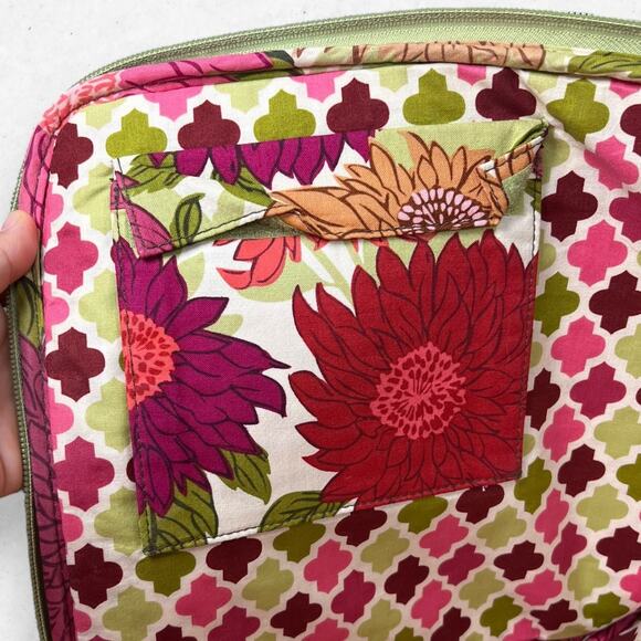Vera Bradley "Raspberry Fizz" Pattern Laptop Case Bag Pouch 13in X 10in - Picture 6 of 8